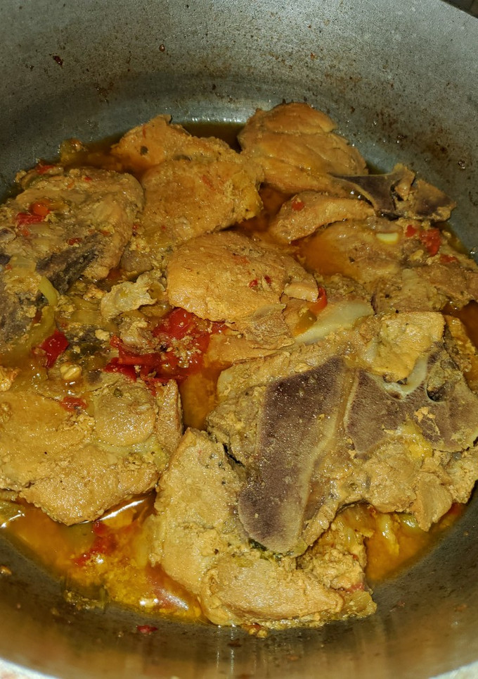 Una foto de Chuleta de cerdo en fricasé