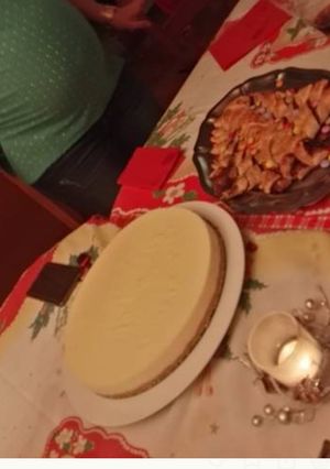 Una foto de Tarta de limón (Thermomix) y árbol Navideño de hojaldre