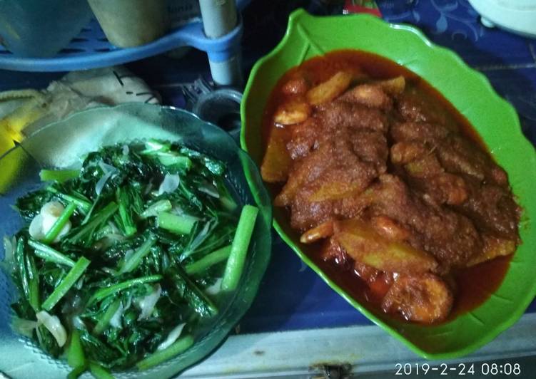 Blado kentang + udang