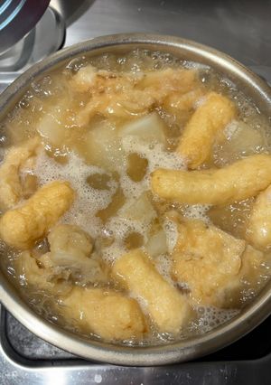 甜不辣蘿蔔湯 的食譜成品照片