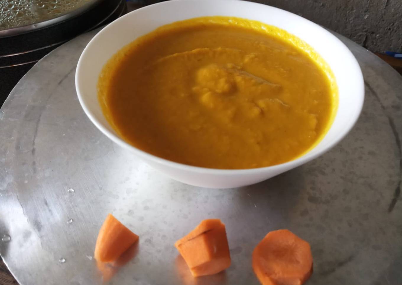 Carrot soup with cumin