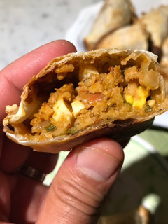 Una foto de Engañadas al horno(Empanadas de soja texturizada)