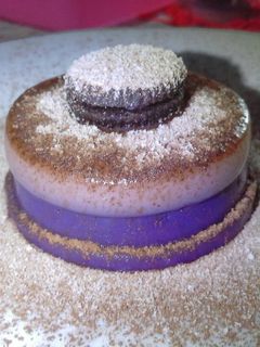 Foto resep Cookies strawberry purple sweet potato pudding lapis