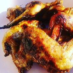 A picture of Garlic and herb buttered, honey and balsamic Marinated wings.