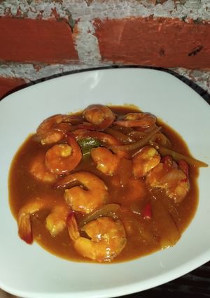Foto resep Udang Asam Manis