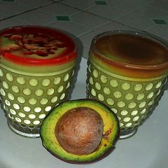 A picture of Banana avocado smoothie.