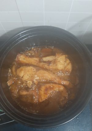 Hình của món Cá trắm kho.