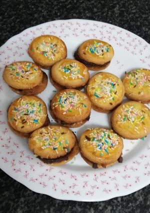 Una foto de Galletas con chocolate