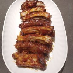 A picture of Oven Cook Baby Backribs.