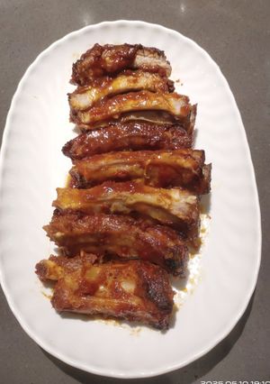 A picture of Oven Cook Baby Backribs.
