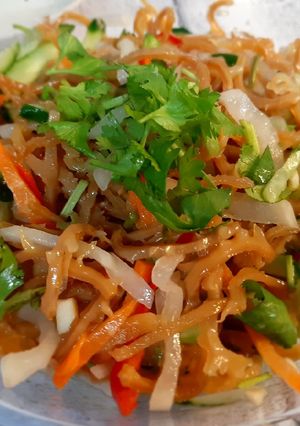 年菜必備涼拌海蜇皮 的食譜成品照片