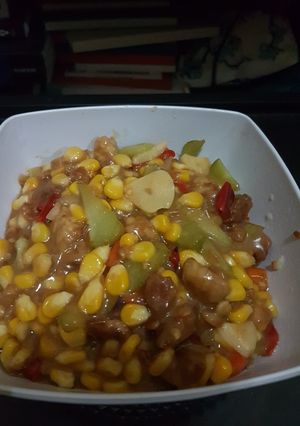 Foto resep Tumis tempe,jagung,dan labusiam