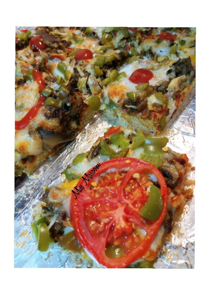 عکسی از دستور پیتزا خانواده