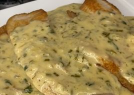 Pescada Grelhada com Molho de Limão e Ervas