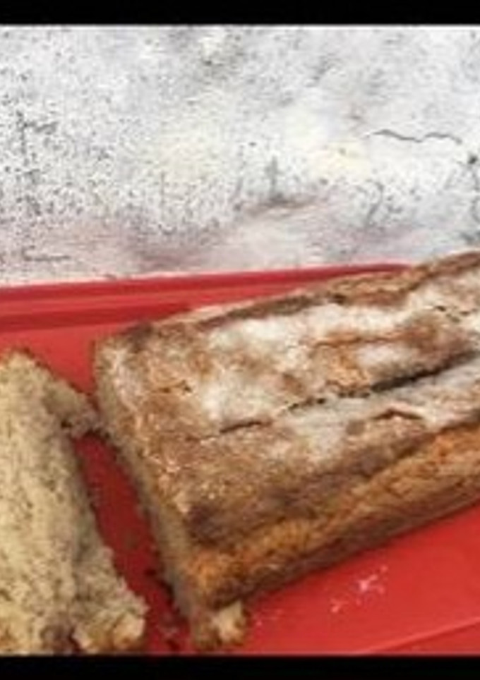 Una foto de Budín de banana sin huevo