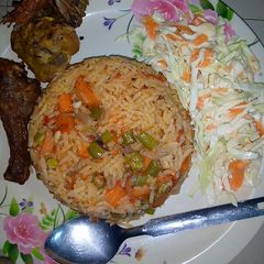 Jollof Rice A picture of Jollof Rice.