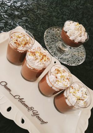 صورة لوصفة كريم ديسار ذوق شوكولاته 💚 تحلية باردة