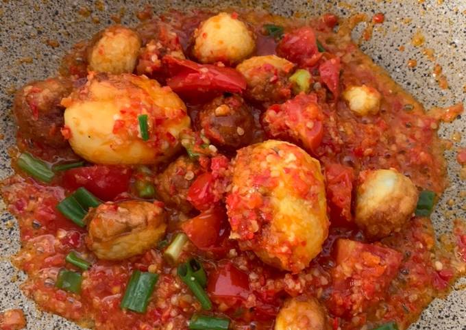 Anti Ribet, Memasak Telur balado super simple✨ Sederhana Dan Enak