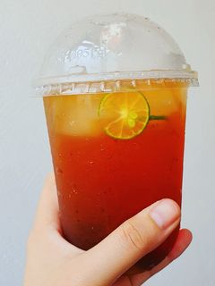 Hình của món Trà quế quất mật ong.