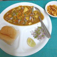 A picture of Kolhapuri Misal Rasa --- A Signature Maharashtrian Dish.