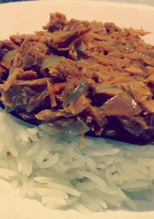 صورة لوصفة مقلوبة التونة الصحية