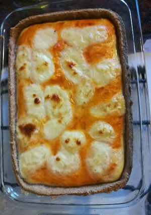 Una foto de Tarta de zapallo y zanahoria