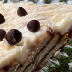 A picture of Chocolate biscuit pudding.
