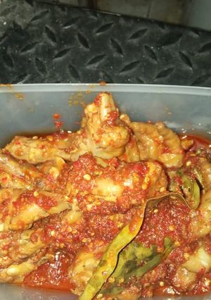 Foto resep Ceker balado pedes manis