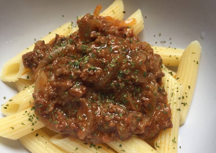 Cara Mudah Bikin Penne bolognaise Enak dan Antiribet