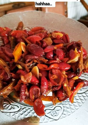 Foto resep Tumis Kulit Melinjo & Teri