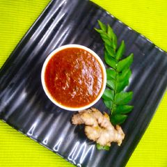 Ginger chutney A picture of Ginger chutney.