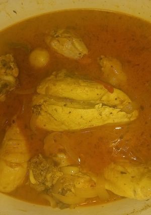 Una foto de Pollo en Cocotte con Papines
