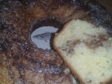 Bizcochuelo marmolado de cacao y limón