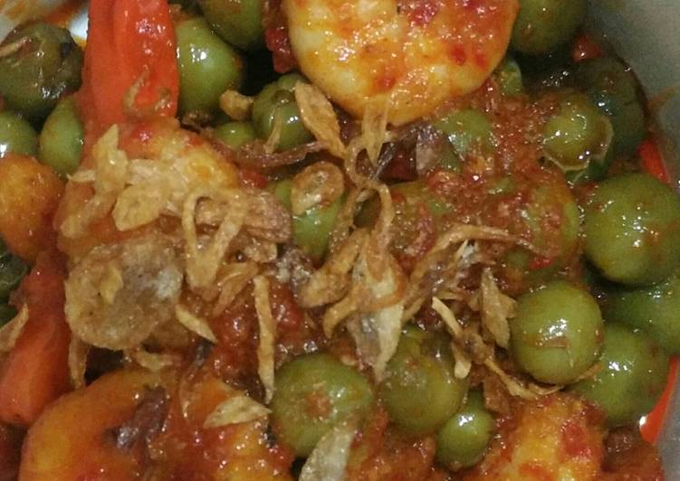 Resep Udang sambal leunca, Lezat Sekali