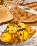Masala cheese omelette