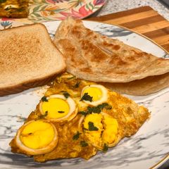 A picture of Masala cheese omelette.