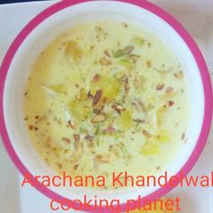 A picture of Sweet Potato Kheer.