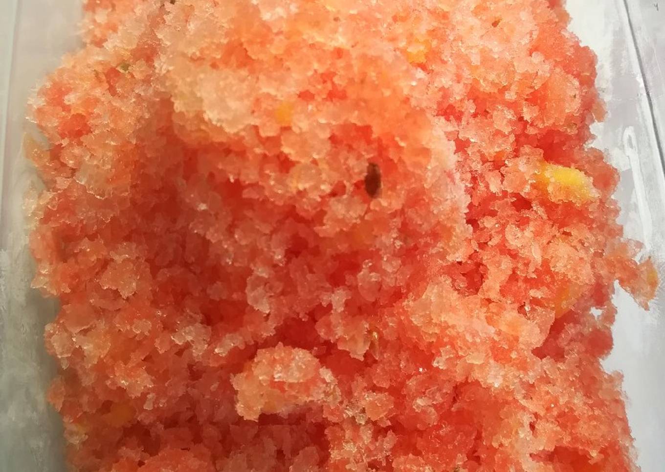 Natural Fruit Slush: Watermelon, Mango & Mint