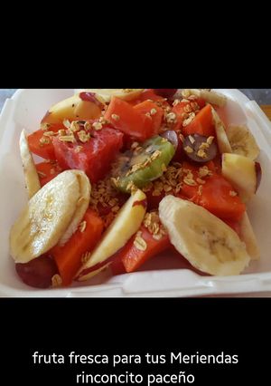 Una foto de Ensalada de frutas