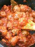 Baso sapi goreng tomat saus (Greek meatballs in tomato sauce)#Berburucelemekemas#resolusi2019