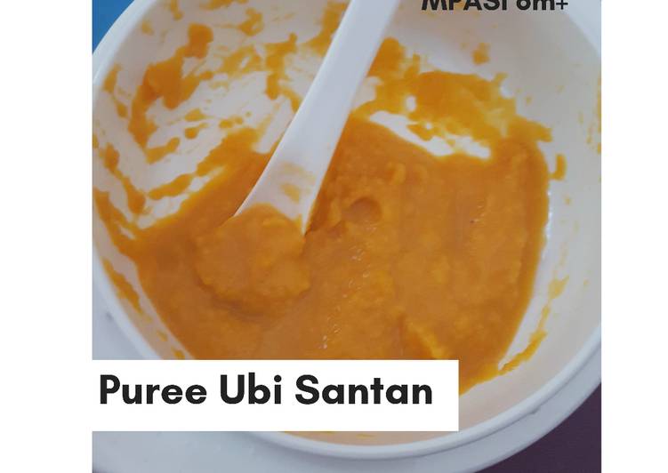 Snack MPASI 6m+, Puree Ubi Santan