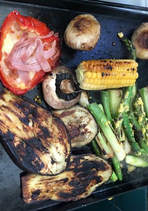 Una foto de Parrillada de verduras