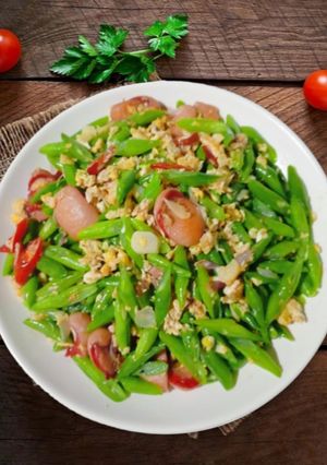 Foto resep Orak-arik Buncis Sosis
