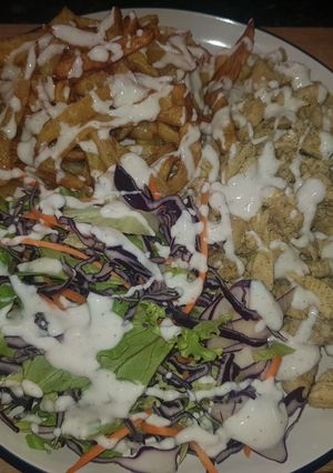 Gyros tál recept fotója