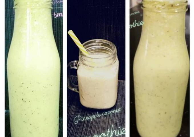 Pineapple Coconut Smoothie Recipe Recipe Place