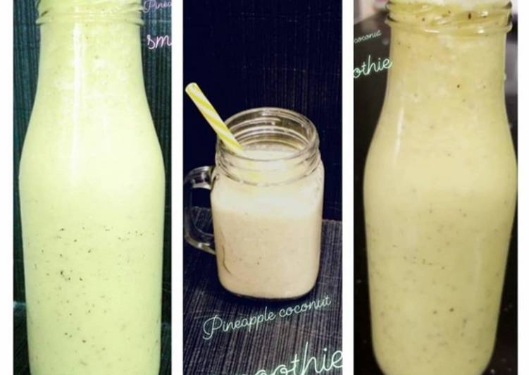 Recipe of Any-night-of-the-week Pineapple coconut smoothie