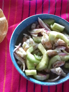 Una foto de Aguachile de camarón