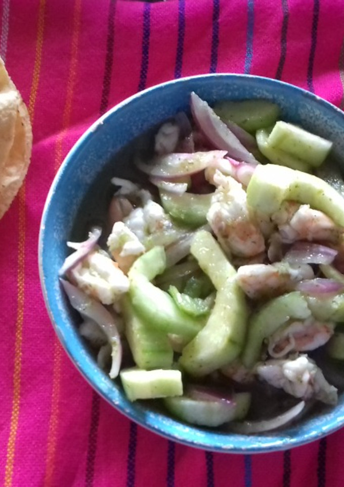 Una foto de Aguachile de camarón