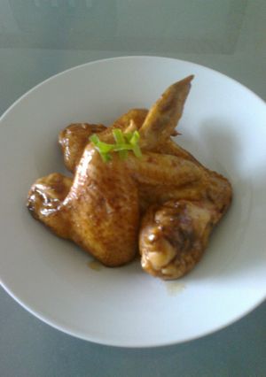 Una foto de Alitas de pollo a la parrilla