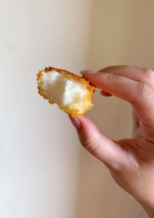 Hình của món Sữa tươi chiên không trứng.